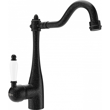 Mexen Carla kuchyňská baterie, černá skvrnitá - 670700-76