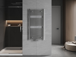 Mexen Ares koupelnový radiátor 1200 x 600 mm, 490 W, chrom - W102-1200-600-00-01