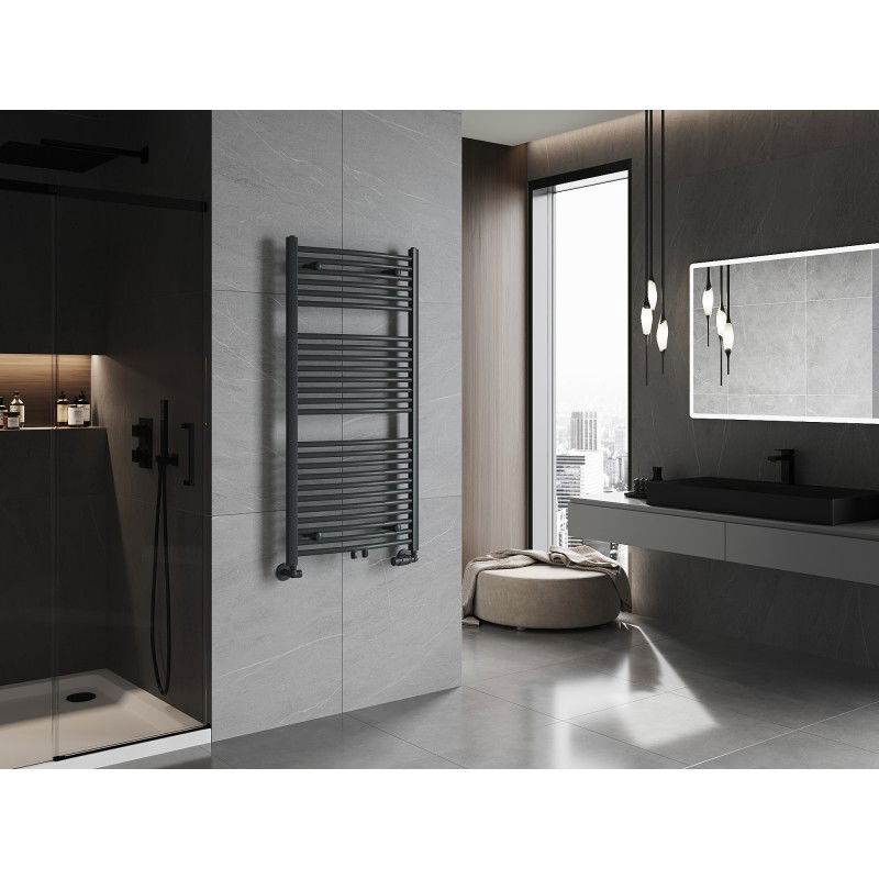 Mexen Ares koupelnový radiátor 1200 x 600 mm, 620 W, antracit - W102-1200-600-00-66