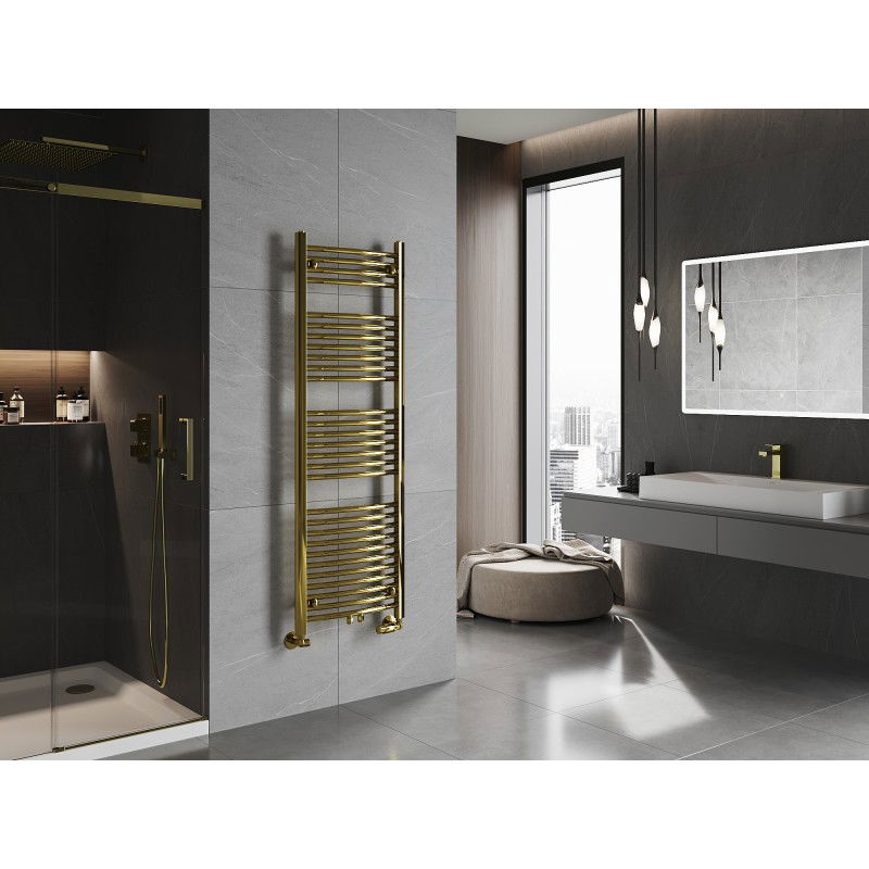 Mexen Ares koupelnový radiátor 1500 x 500 mm, 498 W, zlatý - W102-1500-500-00-50