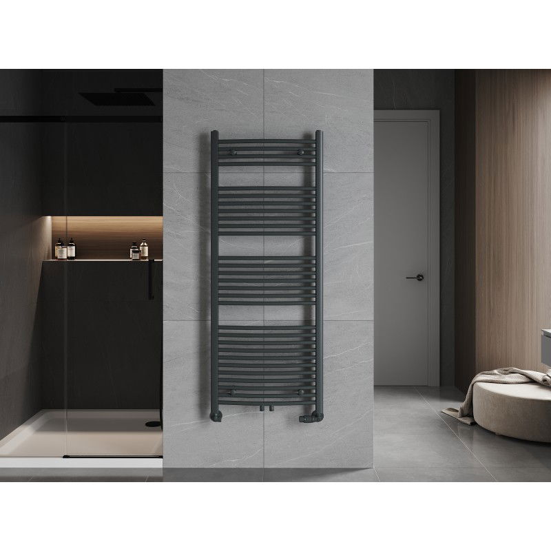 Mexen Ares koupelnový radiátor 1500 x 600 mm, 733 W, antracit - W102-1500-600-00-66