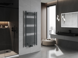 Mexen Ares koupelnový radiátor 1500 x 600 mm, 733 W, antracit - W102-1500-600-00-66