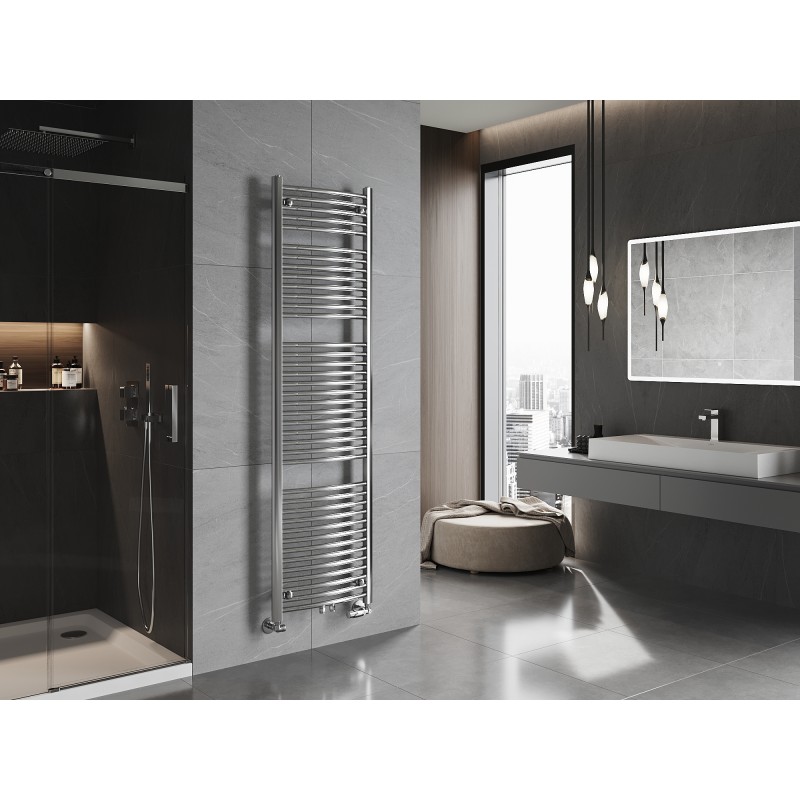 Mexen Ares radiátor koupelnový 1800 x 500 mm, 647 W, chrom - W102-1800-500-00-01