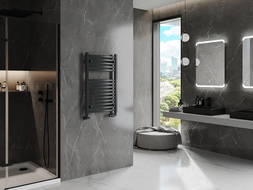 Mexen Helios koupelnový radiátor 800 x 500 mm, 381 W, antracit - W103-0800-500-00-66