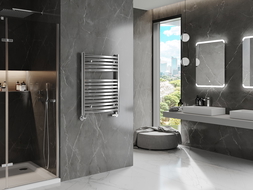 Mexen Helios koupelnový radiátor 800 x 600 mm, 354 W, chrom - W103-0800-600-00-01