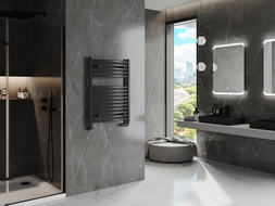 Mexen Helios koupelnový radiátor 800 x 600 mm, 448 W, antracit - W103-0800-600-00-66