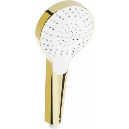 Mexen R-05 sprchová hlavice 3-funkční, zlatá/bílá - 79505-50