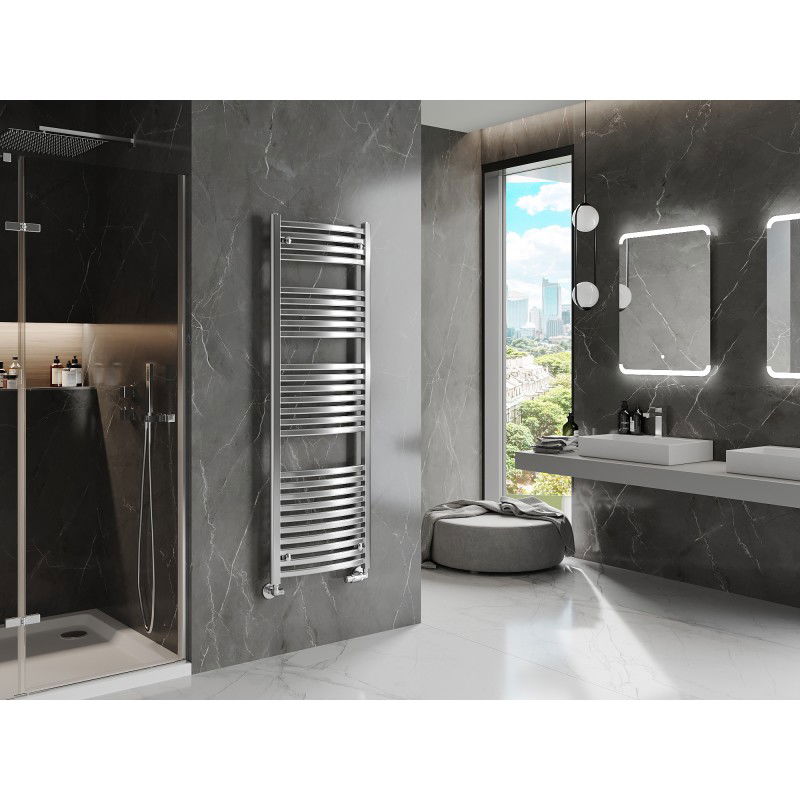 Mexen Helios koupelnový radiátor 1500 x 500 mm, 534 W, chrom - W103-1500-500-00-01