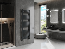 Mexen Helios koupelnový radiátor 1500 x 500 mm, 676 W, antracit - W103-1500-500-00-66