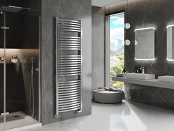 Mexen Helios koupelnový radiátor 1800 x 600 mm, 782 W, chrom - W103-1800-600-00-01