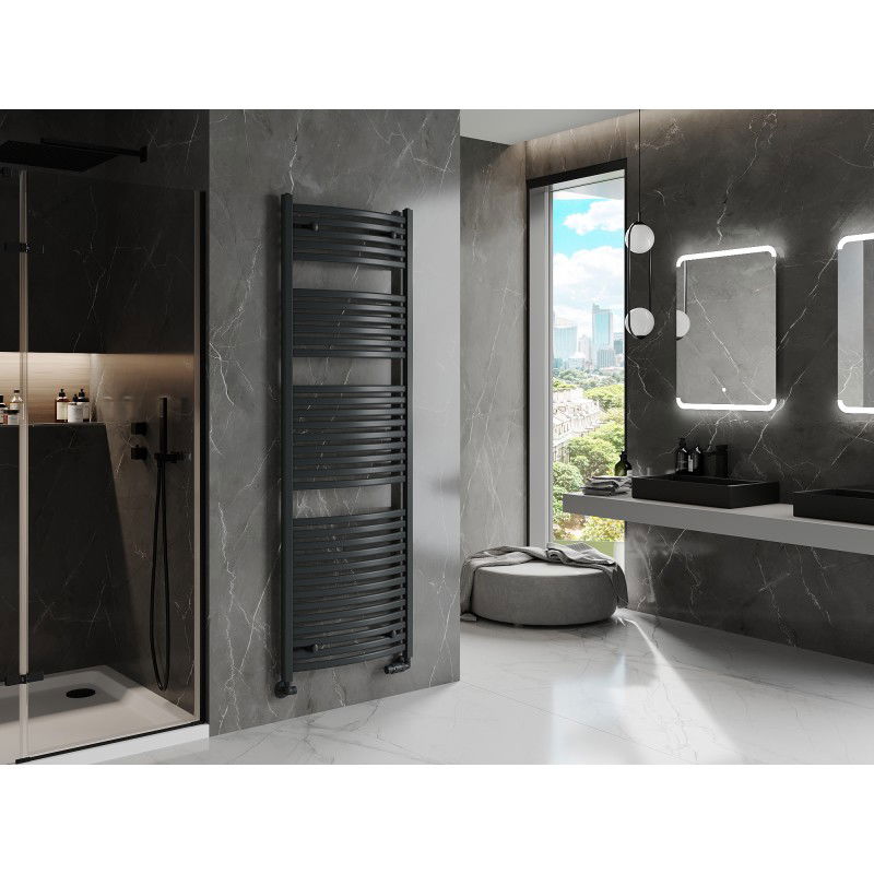 Mexen Helios koupelnový radiátor 1800 x 600 mm, 990 W, antracit - W103-1800-600-00-66