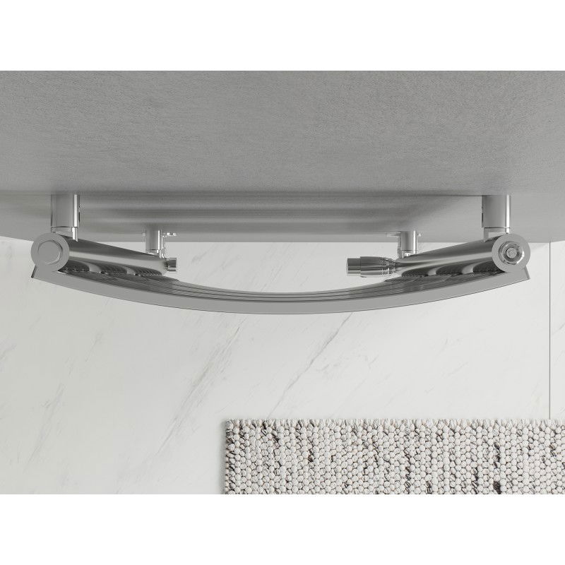 Mexen Bachus radiátor koupelnový 1600 x 500 mm, 679 W, chrom- W109-1600-500-00-01