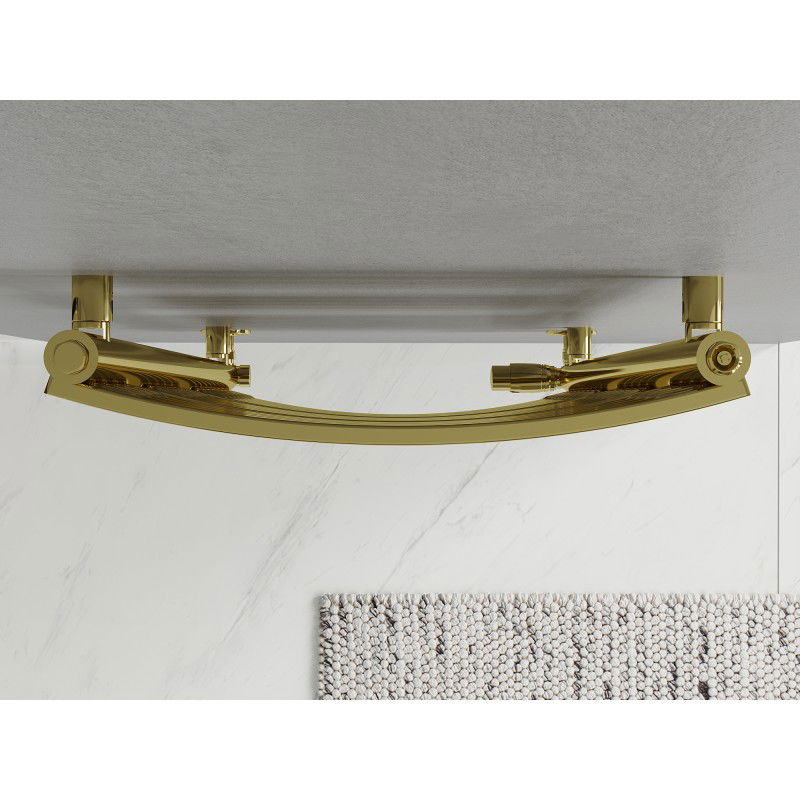 Mexen Bachus koupelnový radiátor 1600 x 500 mm, 679 W, zlatý - W109-1600-500-00-50