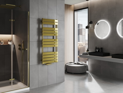 Mexen Ceres koupelnový radiátor 1200 x 500 mm, 482 W, zlatý - W111-1200-500-00-50