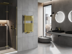 Mexen Uran koupelnový radiátor 800 x 500 mm, 287 W, zlatý - W105-0800-500-00-50