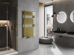 Mexen Uran koupelnový radiátor 1200 x 600 mm, 492 W, zlatý - W105-1200-600-00-50