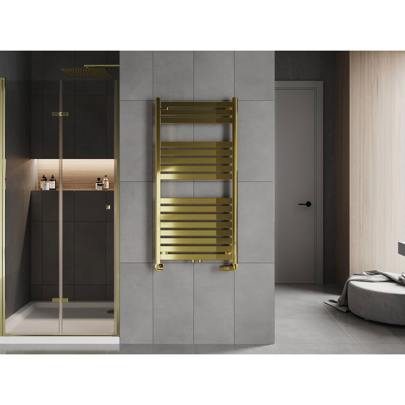 Mexen Uran koupelnový radiátor 1200 x 600 mm, 492 W, zlatý - W105-1200-600-00-50