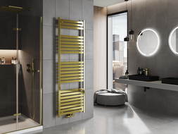 Mexen Uran koupelnový radiátor 1800 x 600 mm, 738 W, zlatý - W105-1800-600-00-50