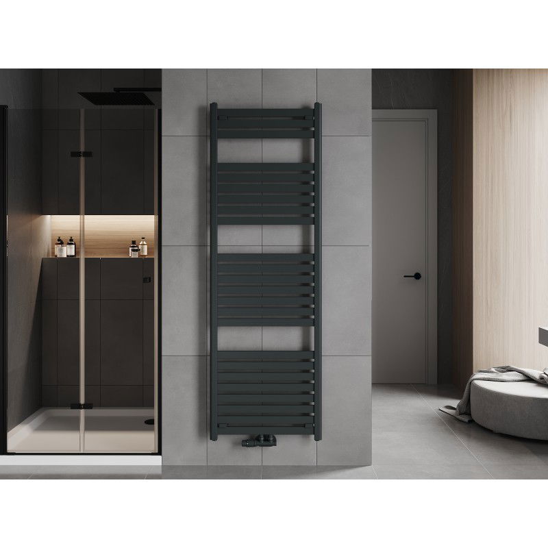 Mexen Uran koupelnový radiátor 1800 x 600 mm, 934 W, antracit - W105-1800-600-00-66