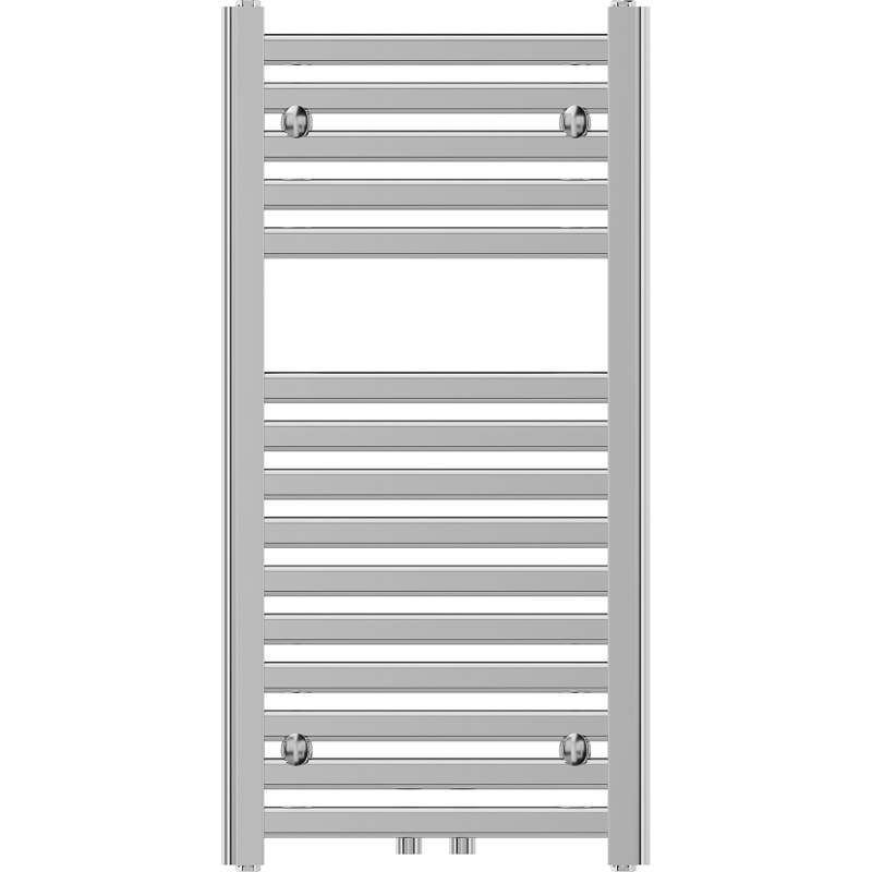 Mexen Hades topný žebřík 800 x 400 mm, 253 W, chrom - W104-0800-400-00-01
