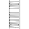 Mexen Hades topný žebřík 800 x 400 mm, 253 W, chrom - W104-0800-400-00-01