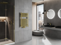 Mexen Hades koupelnový radiátor 800 x 500 mm, 305 W, zlatý - W104-0800-500-00-50