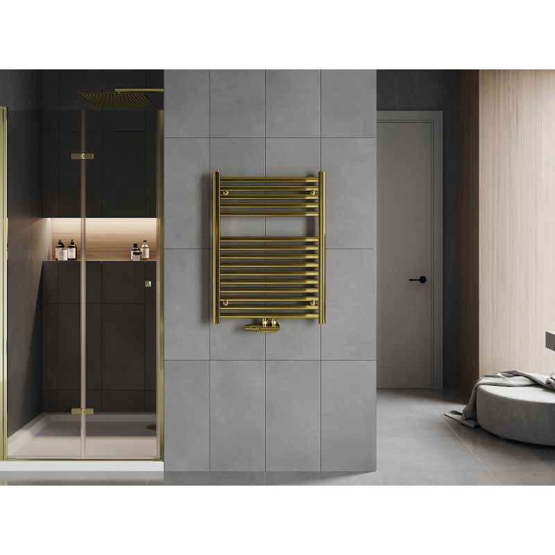 Mexen Hades koupelnový radiátor 800 x 600 mm, 357 W, zlatý - W104-0800-600-00-50