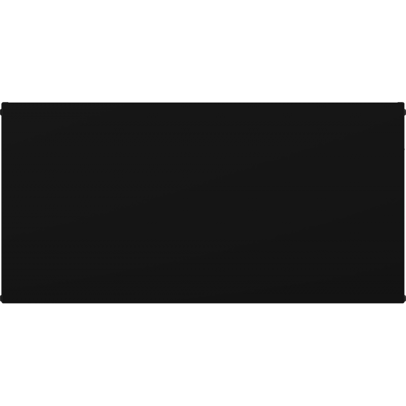 Mexen Flat CF33 deskový radiátor 900 x 400 mm, boční připojení, 1200 W, černý - W433F-090-040-70