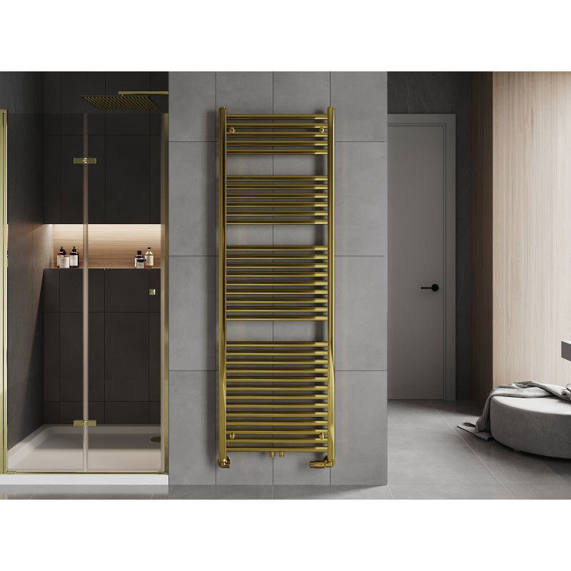 Mexen Hades koupelnový radiátor 1800 x 600 mm, 790 W, zlatý - W104-1800-600-00-50