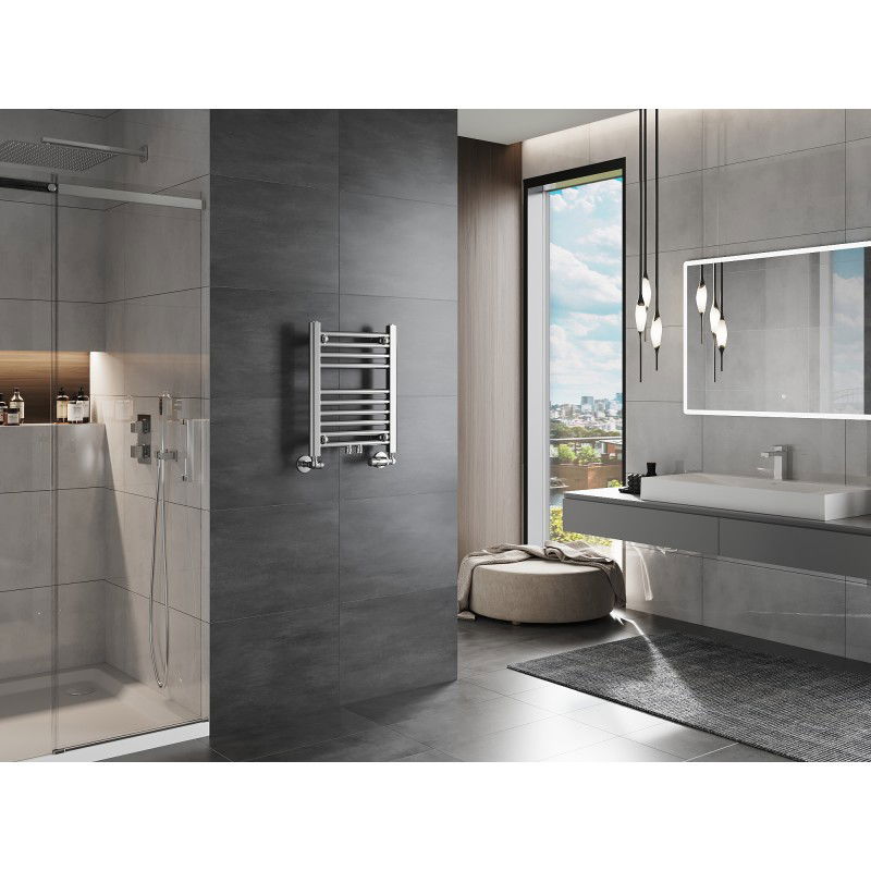 Mexen Mars koupelnový radiátor 500 x 400 mm, 141 W, chrom - W110-0500-400-00-01