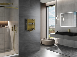 Mexen Mars koupelnový radiátor 500 x 400 mm, 141 W, zlatý - W110-0500-400-00-50