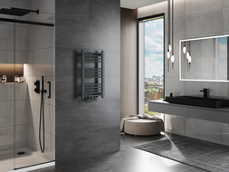 Mexen Mars koupelnový radiátor 700 x 400 mm, 238 W, antracit - W110-0700-400-00-66