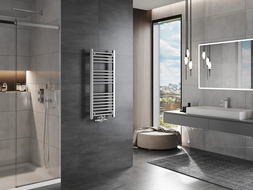 Mexen Mars koupelnový radiátor 900 x 400 mm, 244 W, chrom - W110-0900-400-00-01