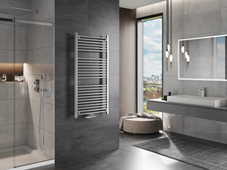 Mexen Mars koupelnový radiátor 1200 x 600 mm, 487 W, chrom - W110-1200-600-00-01