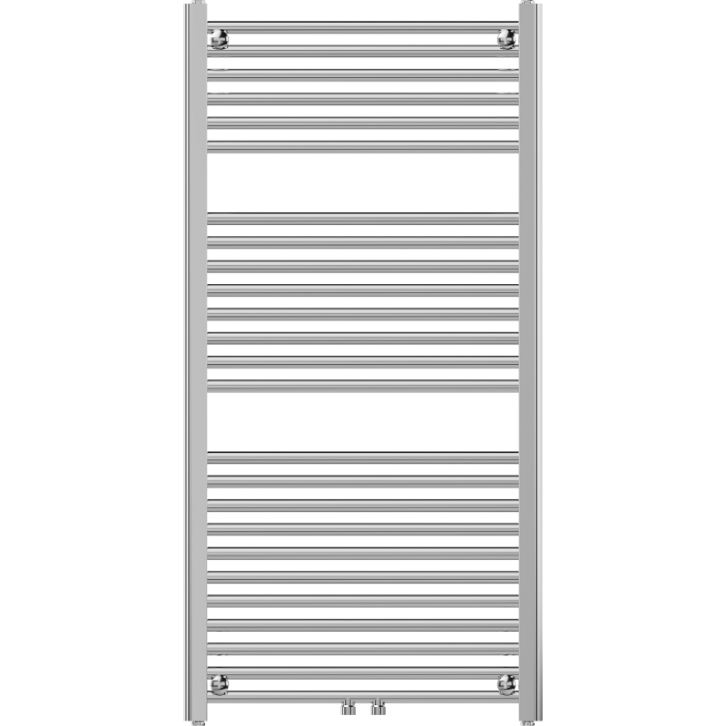 Mexen Mars koupelnový radiátor 1200 x 600 mm, 487 W, chrom - W110-1200-600-00-01