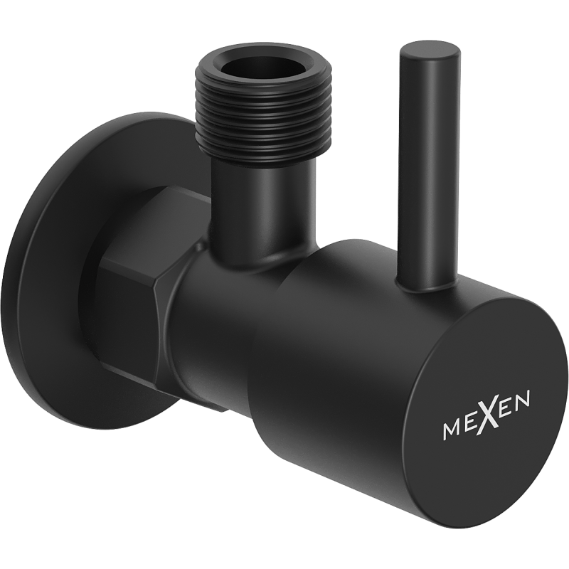 Mexen R1 rohový ventil pro baterie 1/2"x3/8", černý - 79970-70