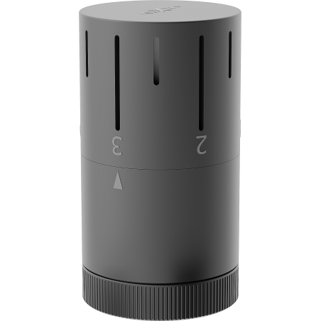 Mexen Uni-Term termostatická hlavice pro radiátor, antracit - W908-005-66