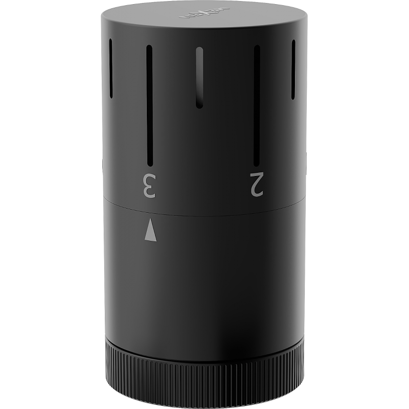 Mexen Uni-Term termostatická hlavice na radiátor, černá - W908-005-70