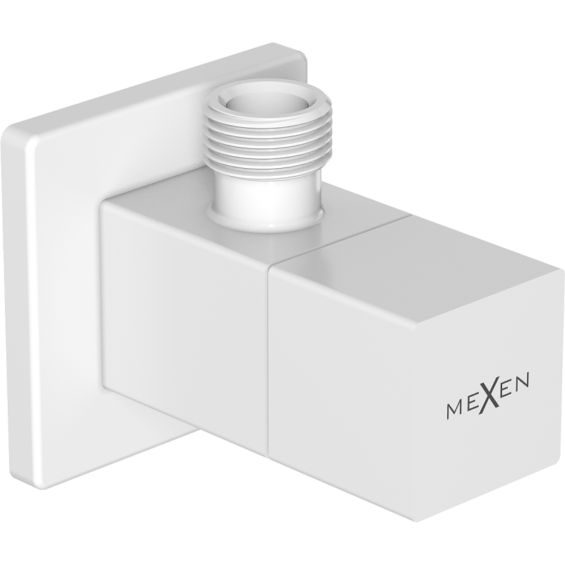 Mexen S rohový ventil pro baterii 1/2"x3/8", bílý - 79971-20