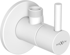 Mexen R2 rohový ventil k baterii 1/2"x3/8", bílý - 79972-20
