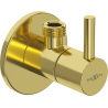 Mexen R2 rohový ventil pro baterii 1/2"x3/8", zlatý - 79972-50