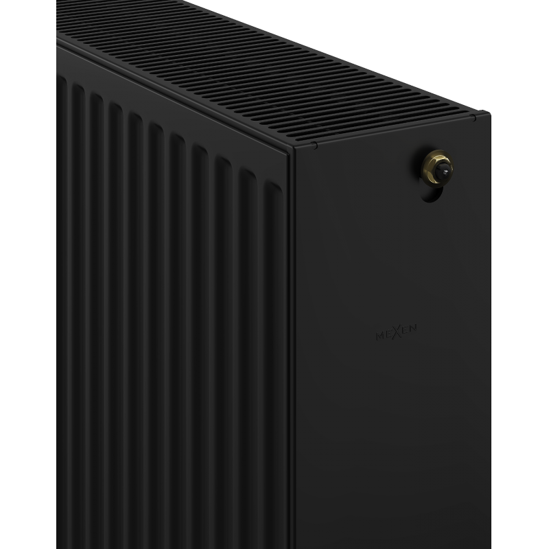 Mexen CV33 deskový radiátor 400 x 800 mm, spodní připojení, 1351 W, černý - W633-040-080-70