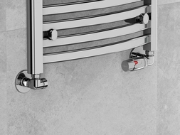 Mexen Uni-Term radiátorové ventily osové, chrom - W903-000-01