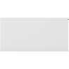 Mexen CCF22 Flat deskový radiátor 300 x 1800 mm, spodní středové připojení, 1621 W, bílý - W6C22F-030-180-00