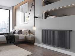 Mexen CC21 deskový radiátor 500 x 800 mm, spodní středové připojení, 886 W, antracit - W6C21-050-080-66