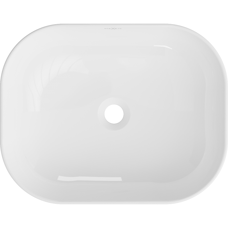 Mexen Rosa umyvadlo na desku 50 x 40 cm, bílá - 21095000