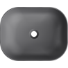 Mexen Rosa umyvadlo na desku 50 x 40 cm, tmavě šedá mat - 21095071