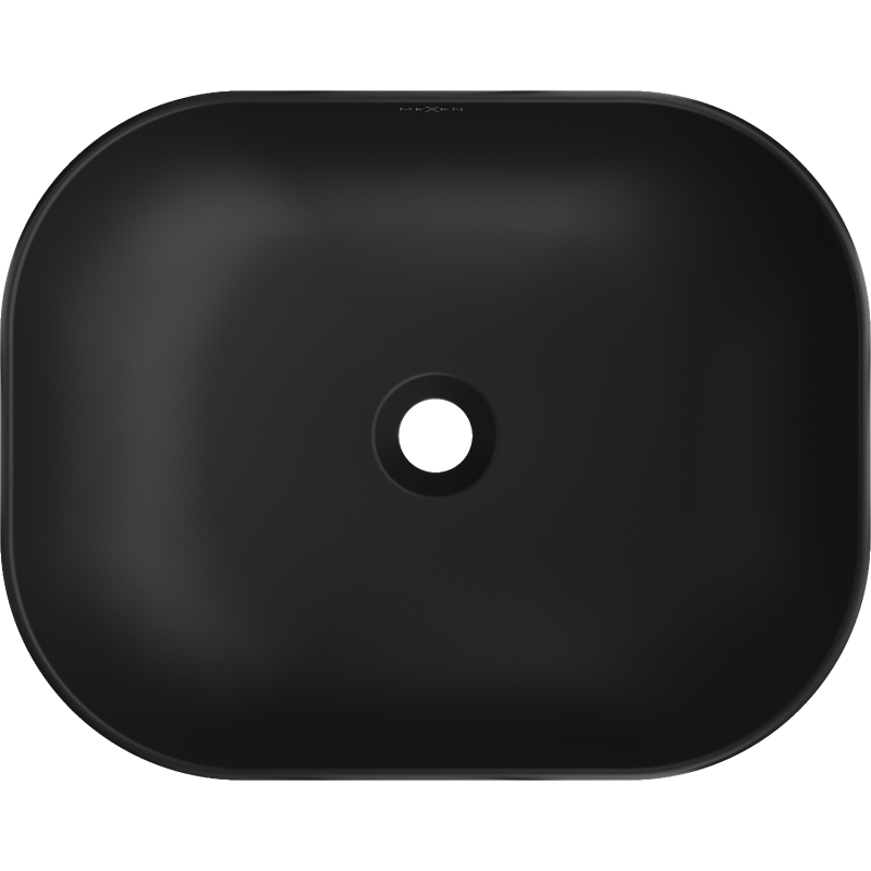 Mexen Rosa umyvadlo na desku 50 x 40 cm, černá mat - 21095085
