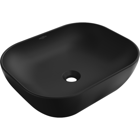 Mexen Rosa umyvadlo na desku 50 x 40 cm, černá mat - 21095085