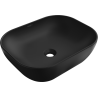 Mexen Rosa umyvadlo na desku 50 x 40 cm, černá mat - 21095085